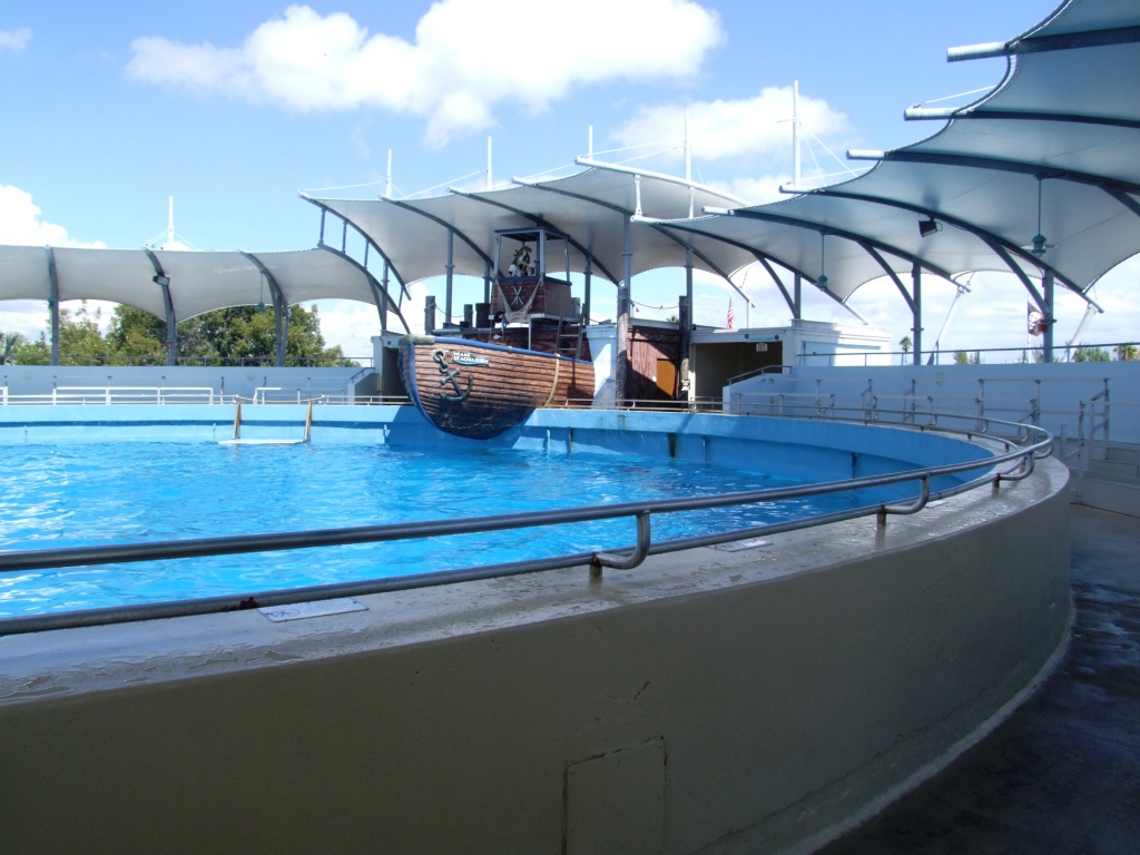 Top Deck Dolphin Show Stadium at Miami Seaquarium, 16/10/13