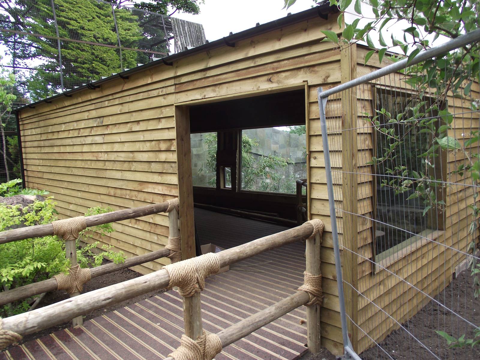 Top end, where the aviaries were