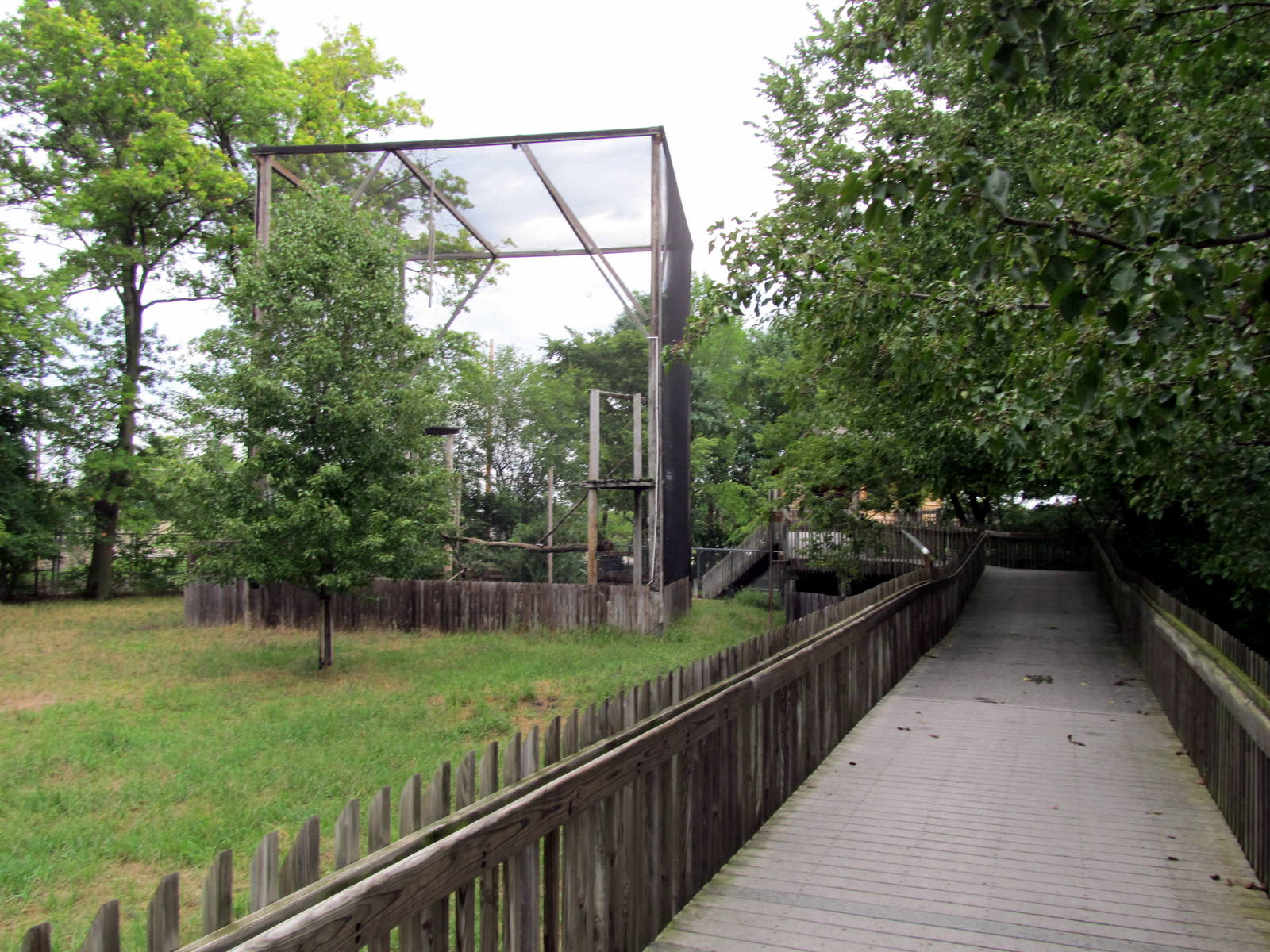 Topeka Zoo 2011 - Boardwalk and Golden Eagle Exhibit