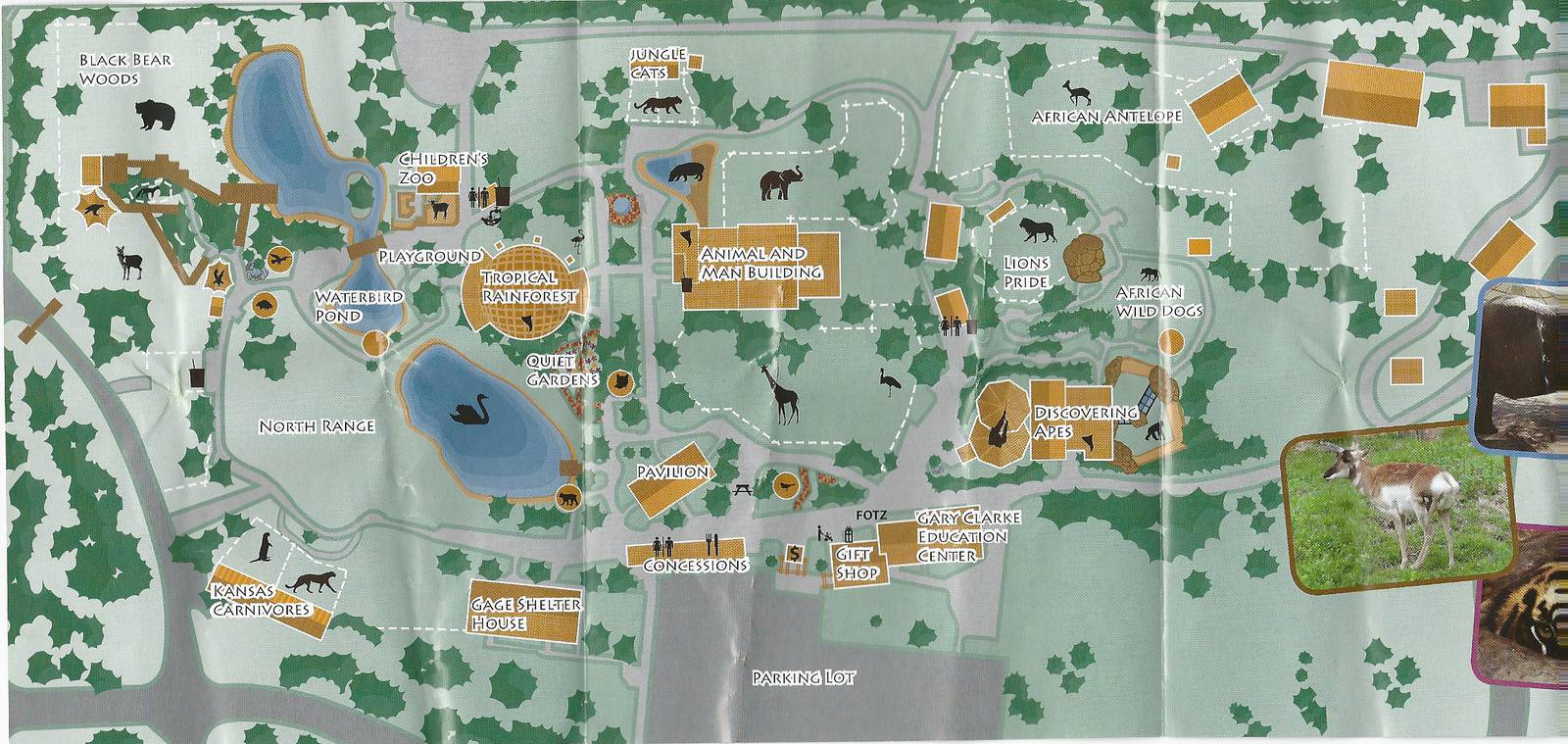 Topeka Zoo Map - 2011