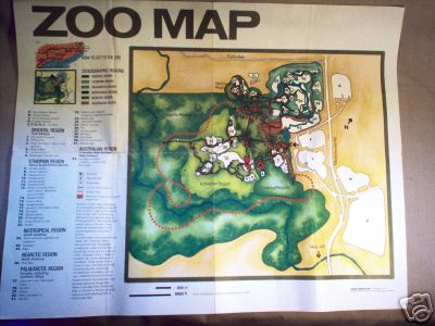 Toronto Zoo map