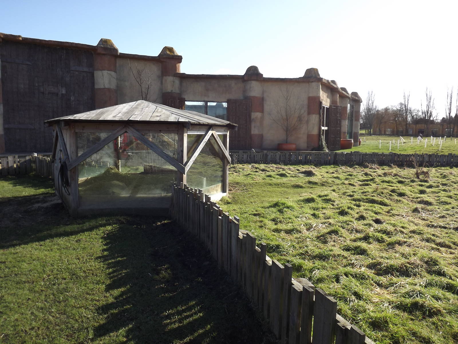 Tortoise enclosure at Flamingoland 19/02/12