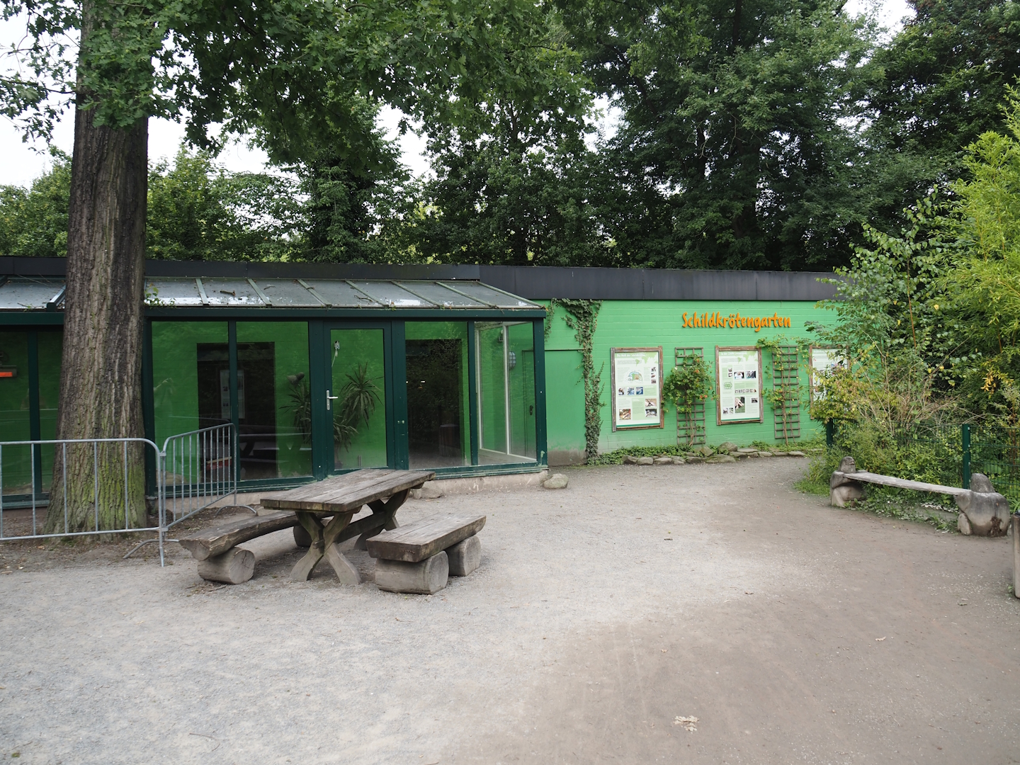 Tortoise garden - African spurred tortoise house, 2024-08-05