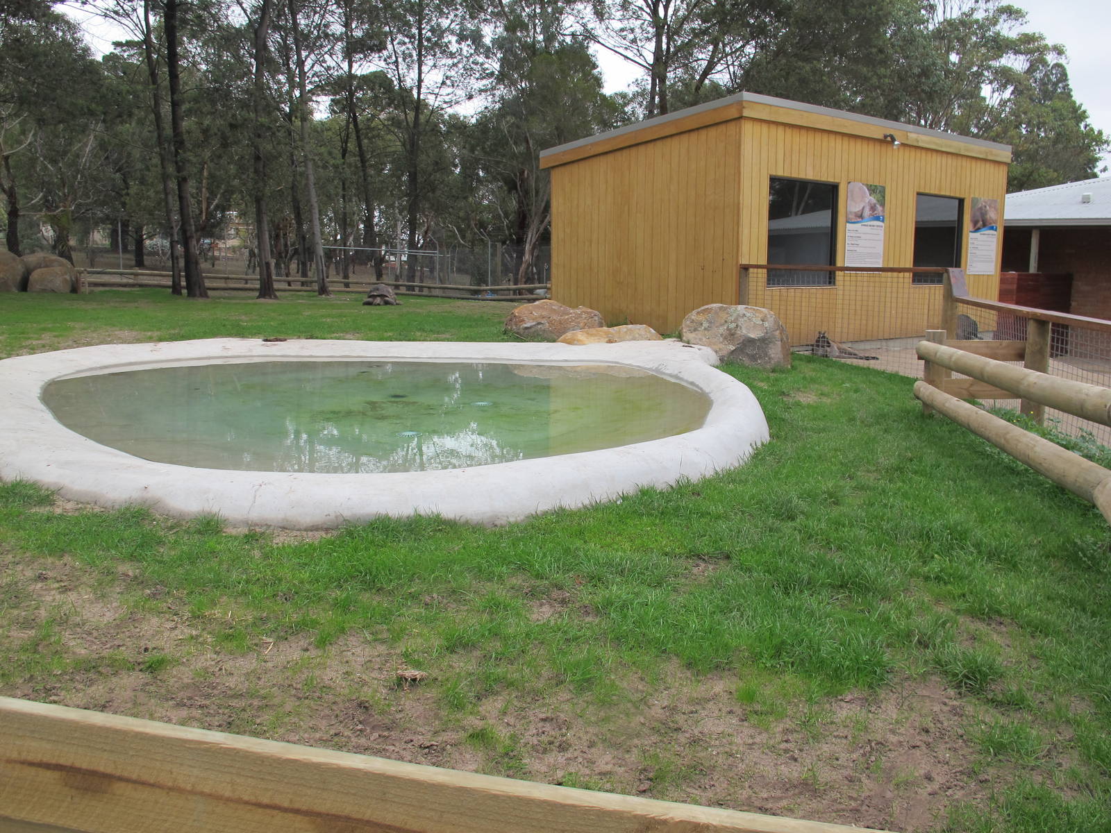 Tortoise House and Paddock - Ballarat Wildlife Park May 2013