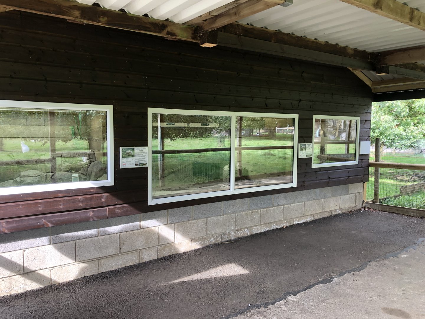 Tortoise House at Hamerton Zoo Park (October 2023)