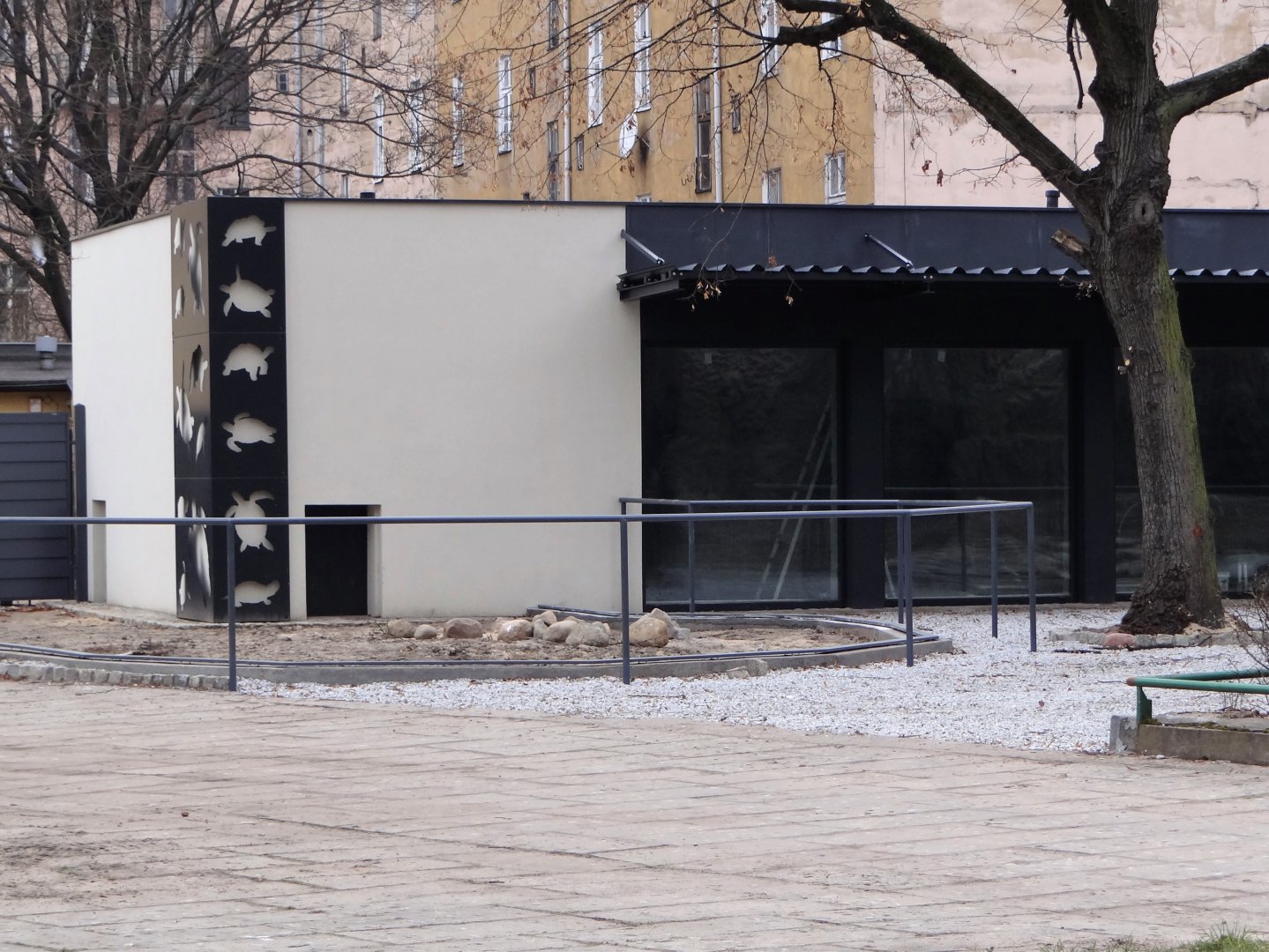 Tortoise House under construction