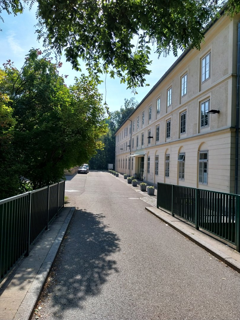 Towards the entrance