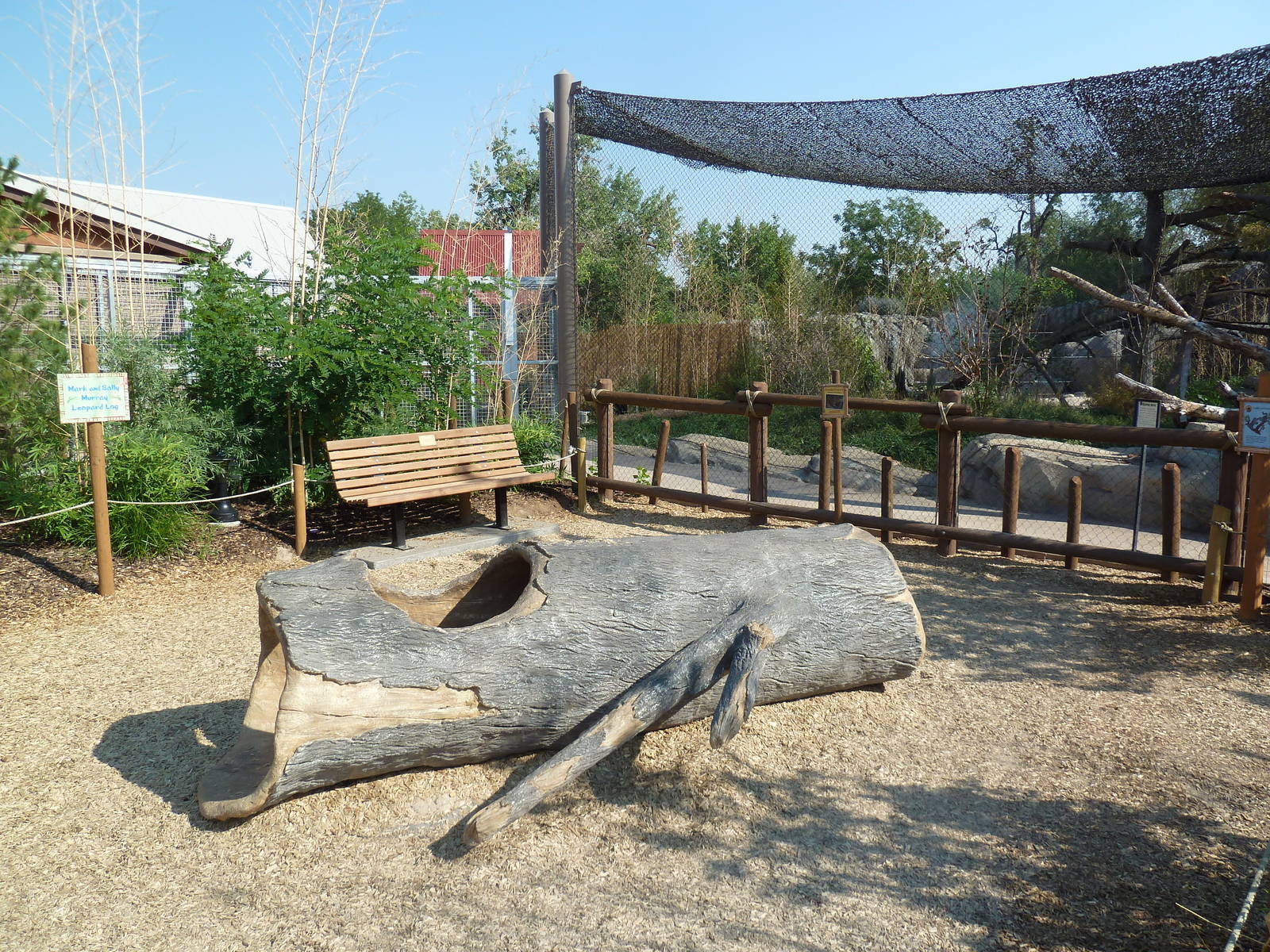 Toyota Elephant Passage - Clouded Leopard Exhibit (Play Area Log)