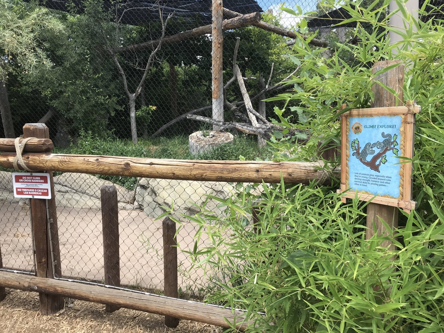 Toyota Elephant Passage - Clouded Leopard exhibit