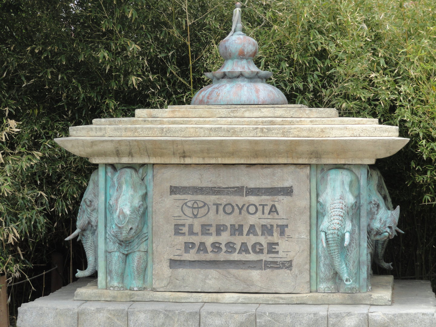 Toyota Elephant Passage Entrance Statue