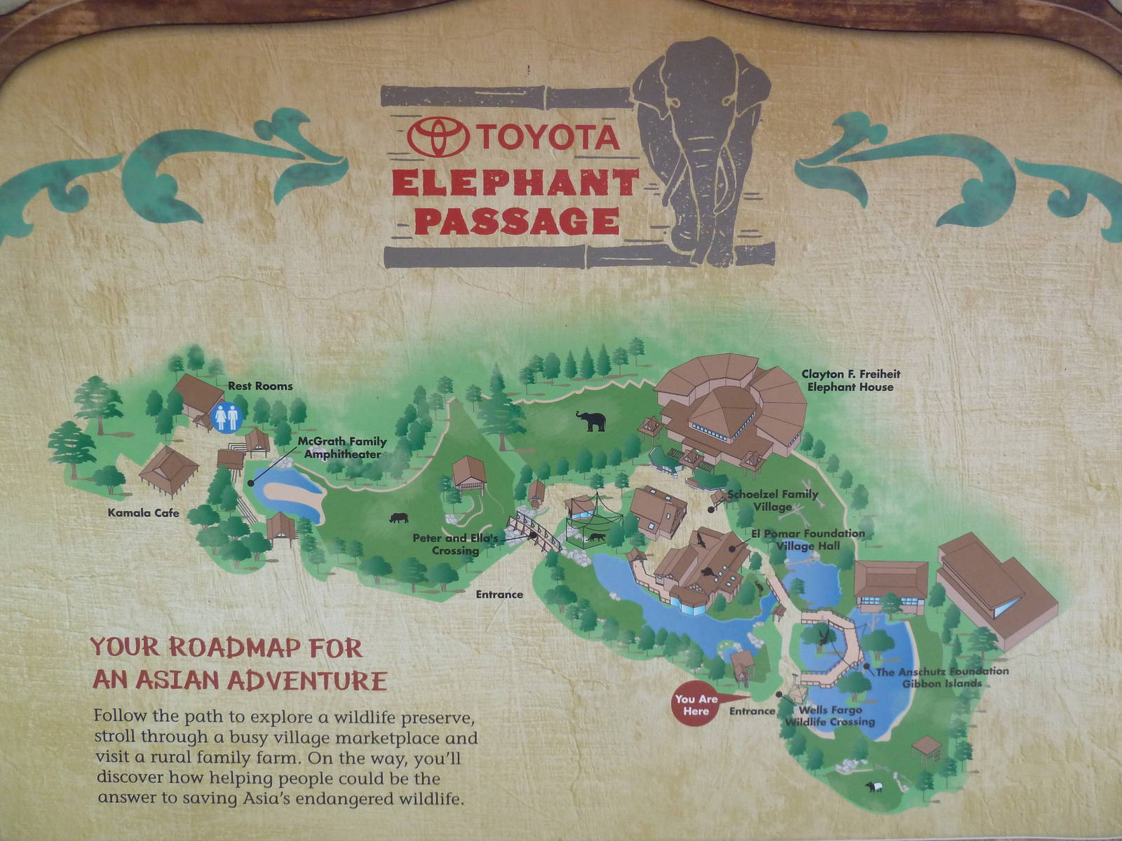 Toyota Elephant Passage - Map