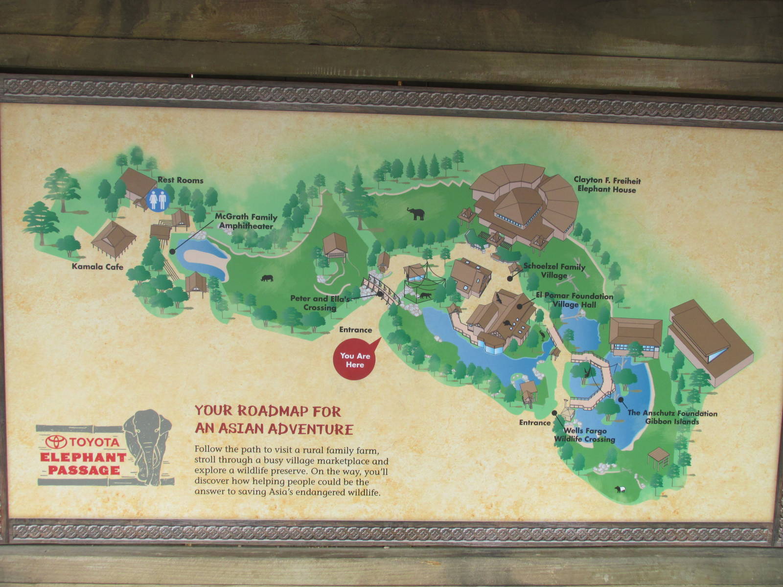 Toyota Elephant Passage Map