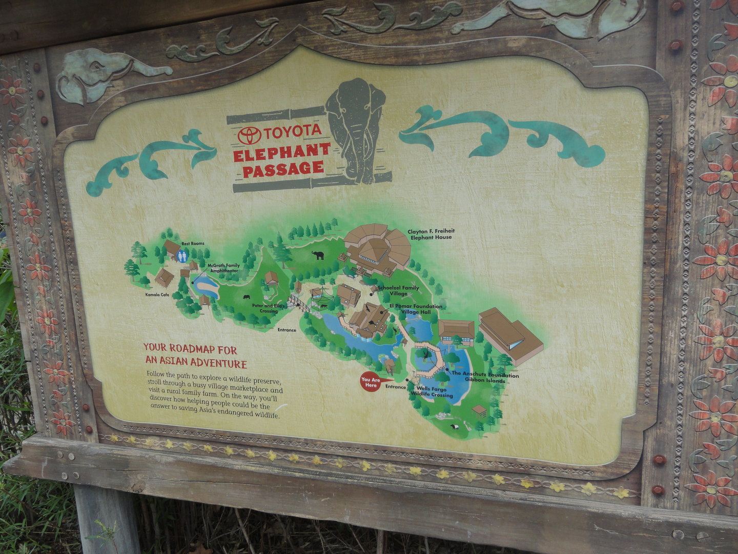 Toyota Elephant Passage Map