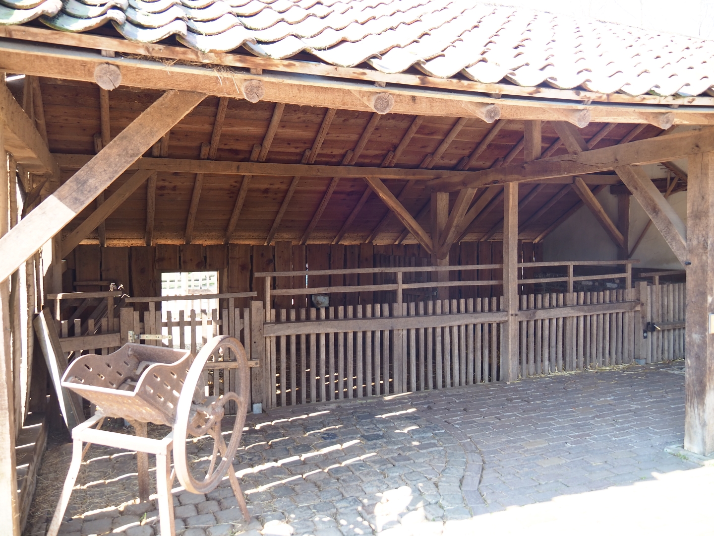 Traditional Limburg farm yard - Goat barn, 2019-03-30