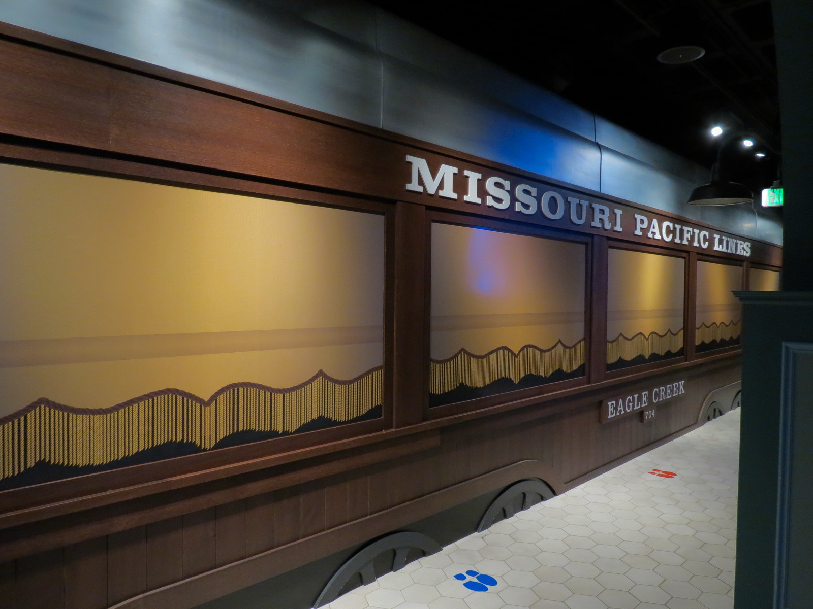 Train-themed Entrance Hall - Exterior of Train Simulator