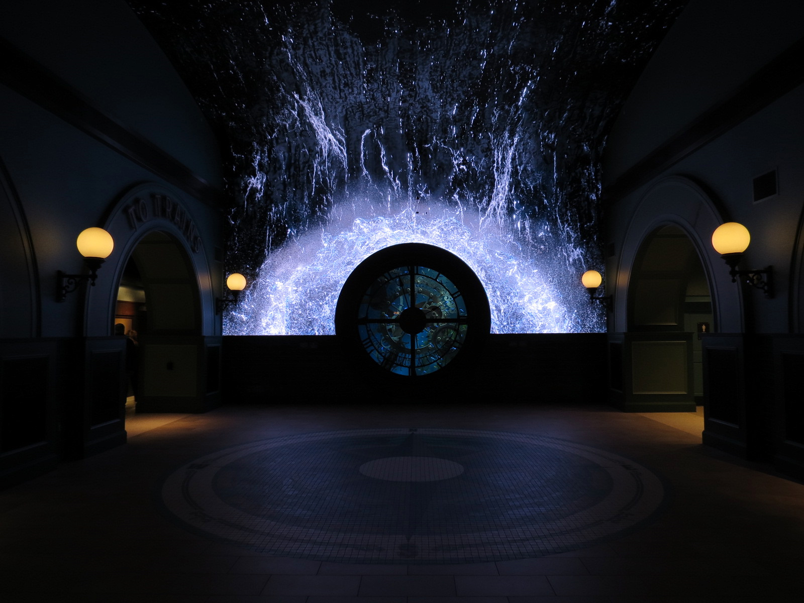 Train-themed Entrance Hall