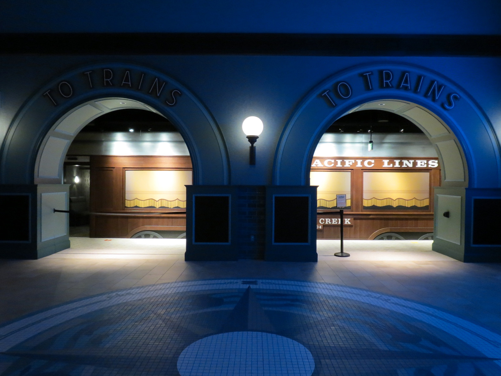 Train-themed Entrance Hall