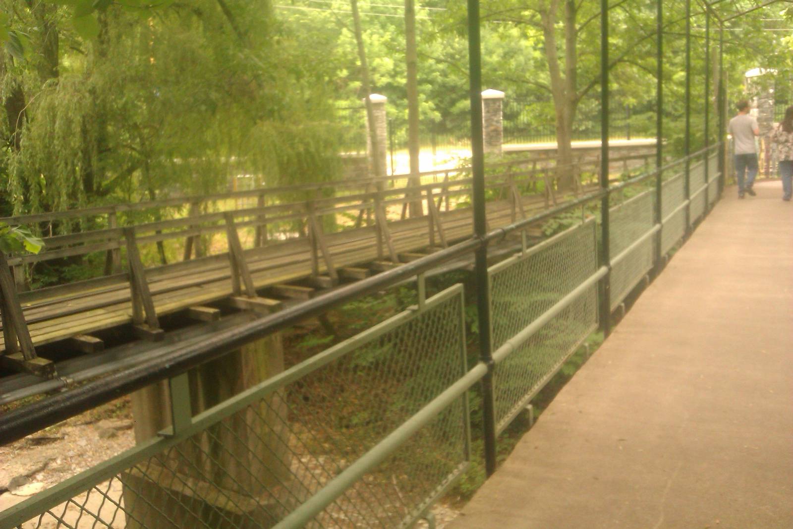 Train Track that goes through the zoo