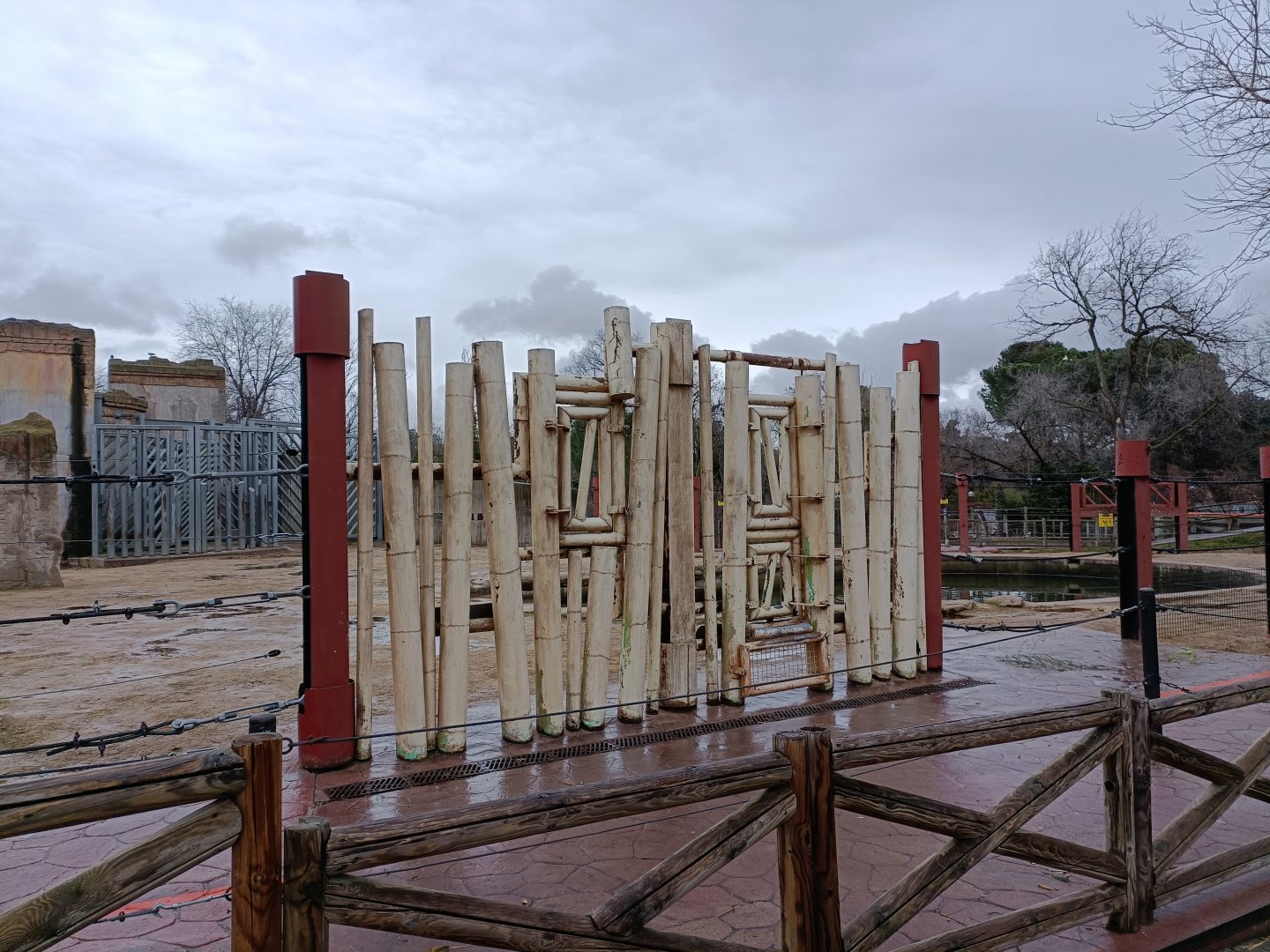 Training zone for elephants