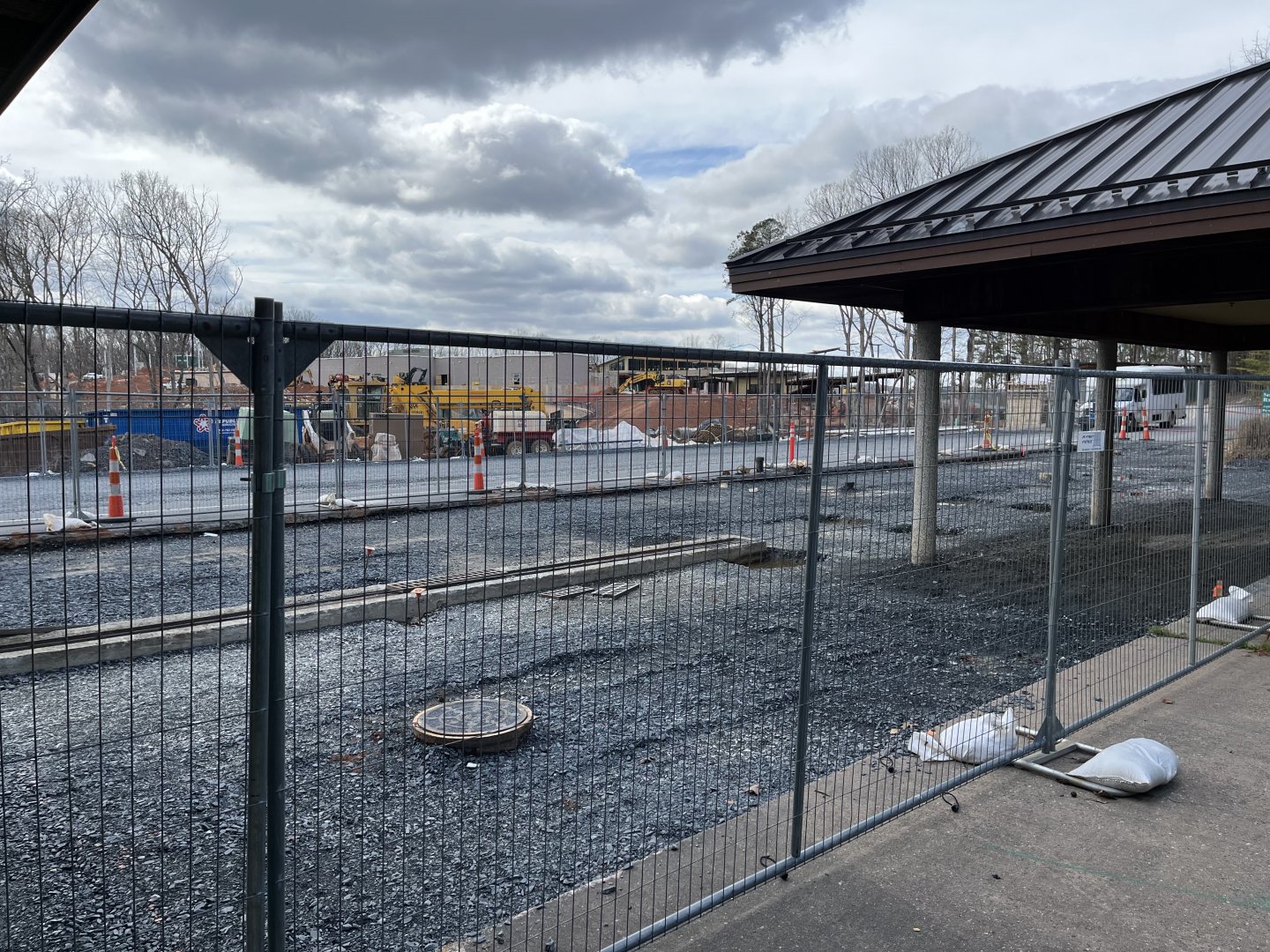 Tram Stop Construction at Prairie Outpost