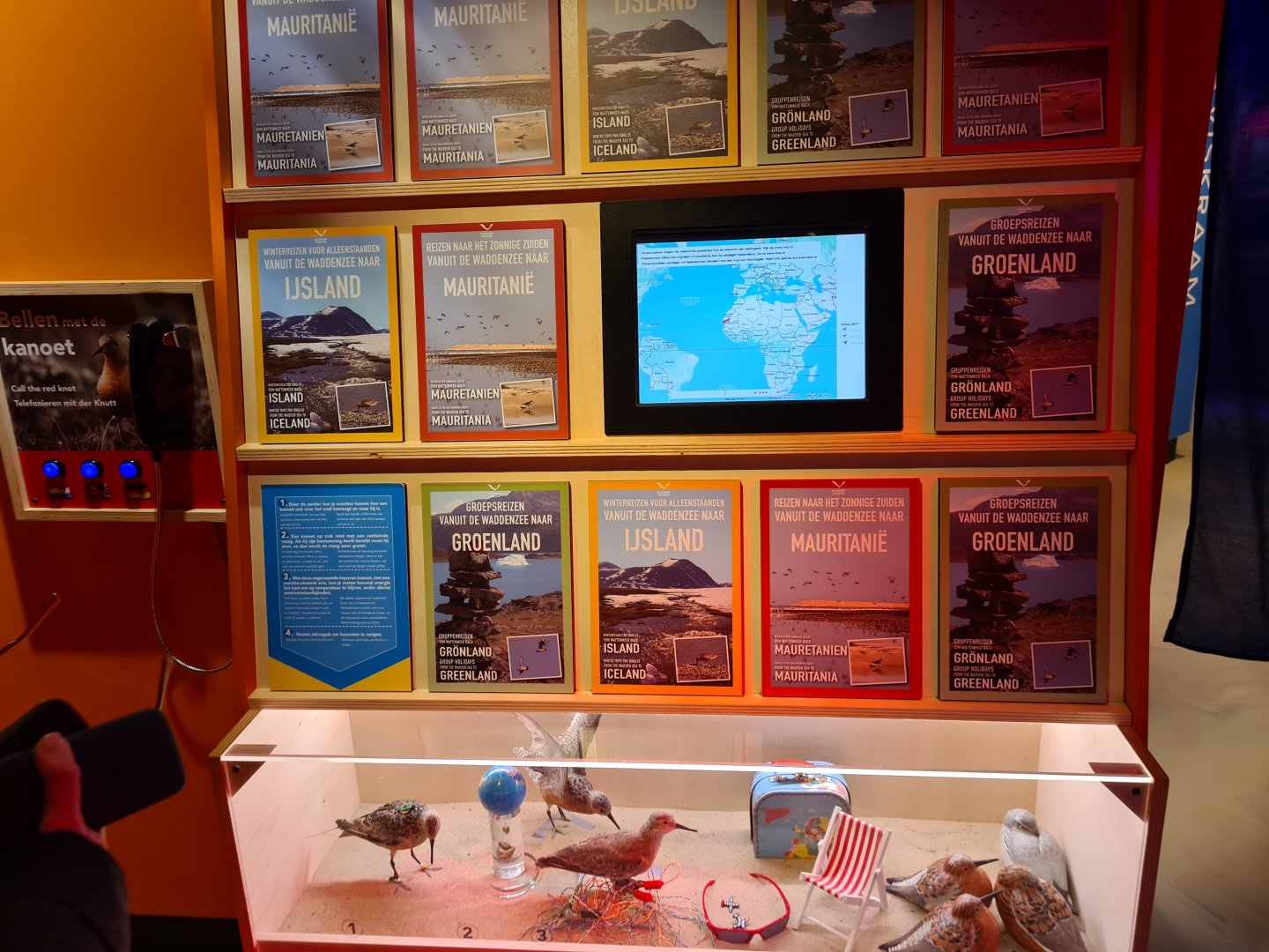 Travel bureau interior