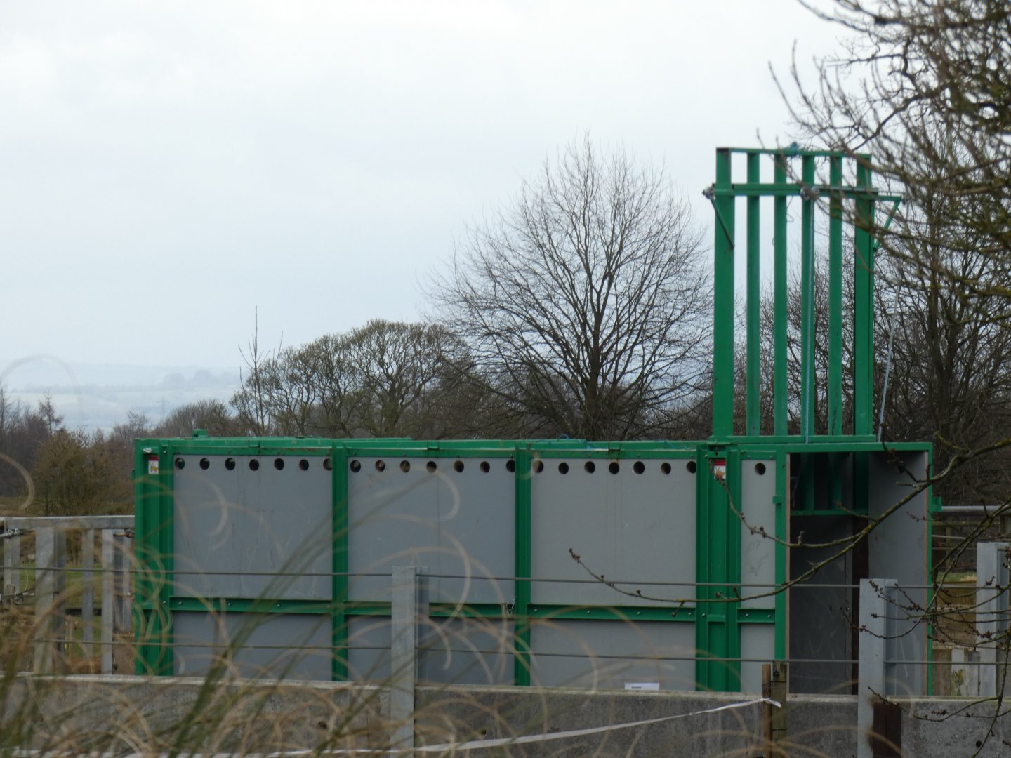 Travel crate in Rhino yard