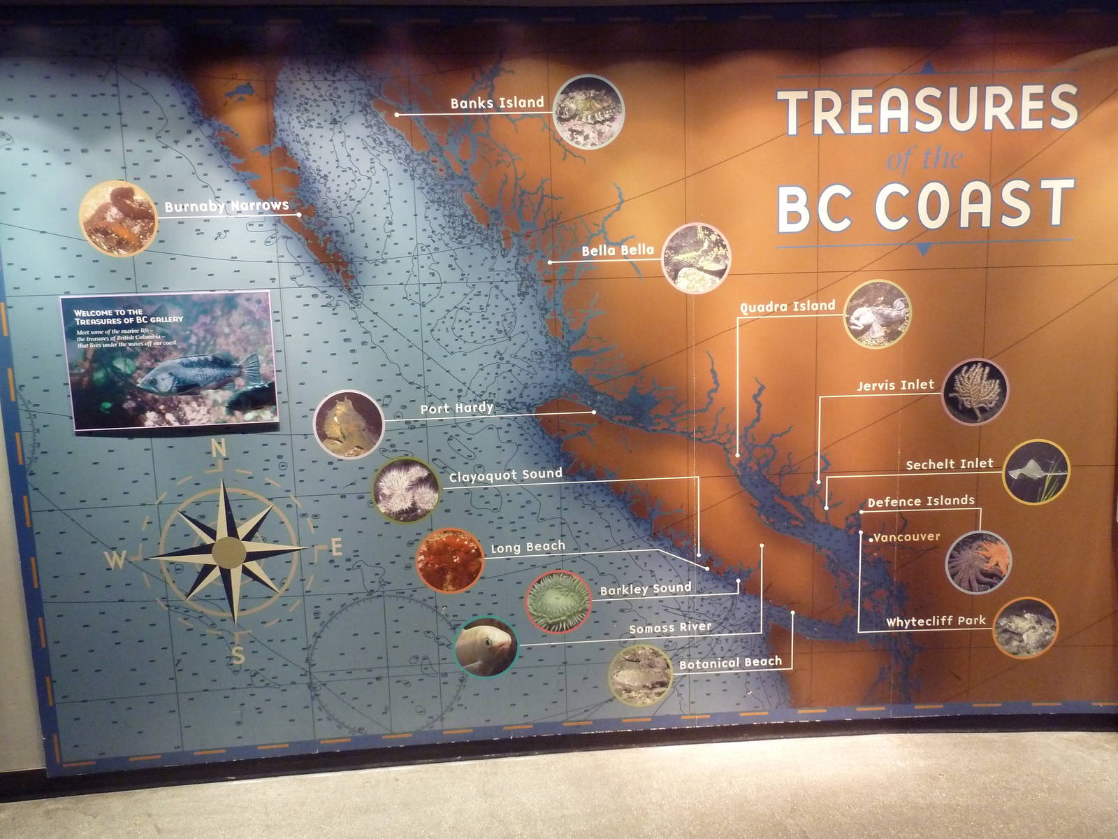 Treasures of the B.C. Coast - Map