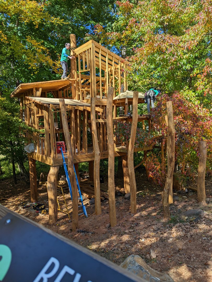 Tree House construction update.
