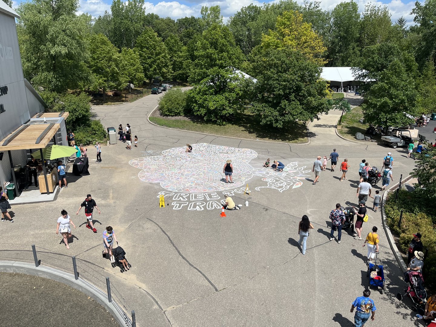 Treetop Trail Chalk Art