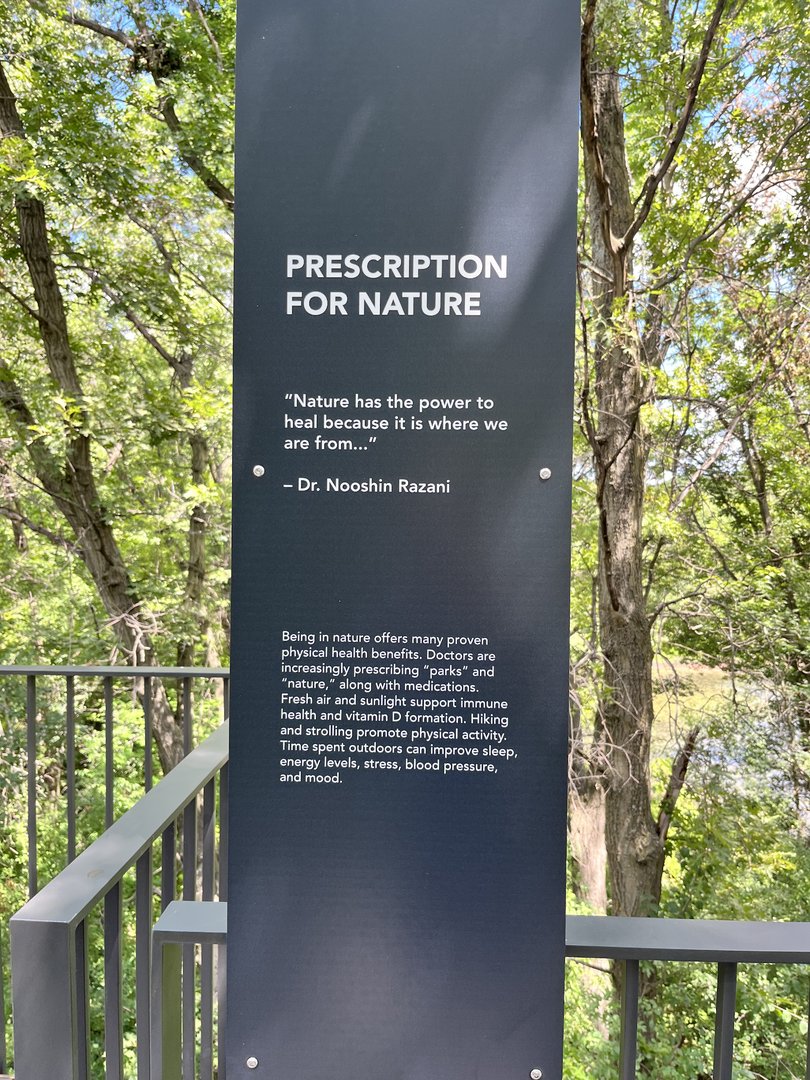 Treetop Trail - Prescription for Nature Sign