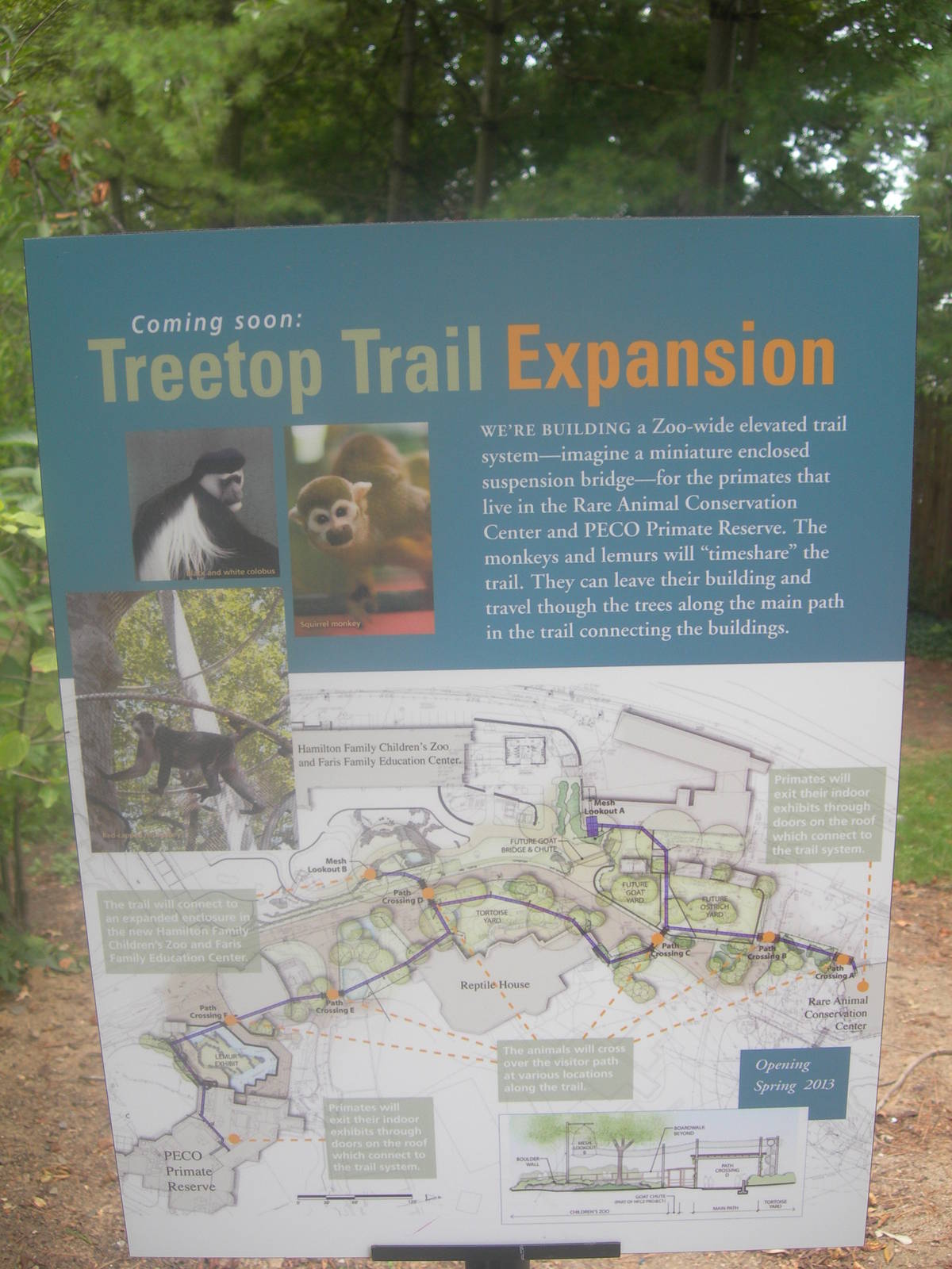 Treetop Trails Expansion Sign