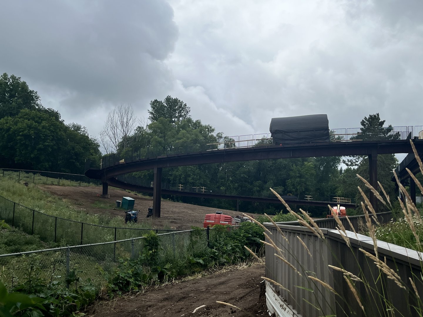 Treetops Trail Construction