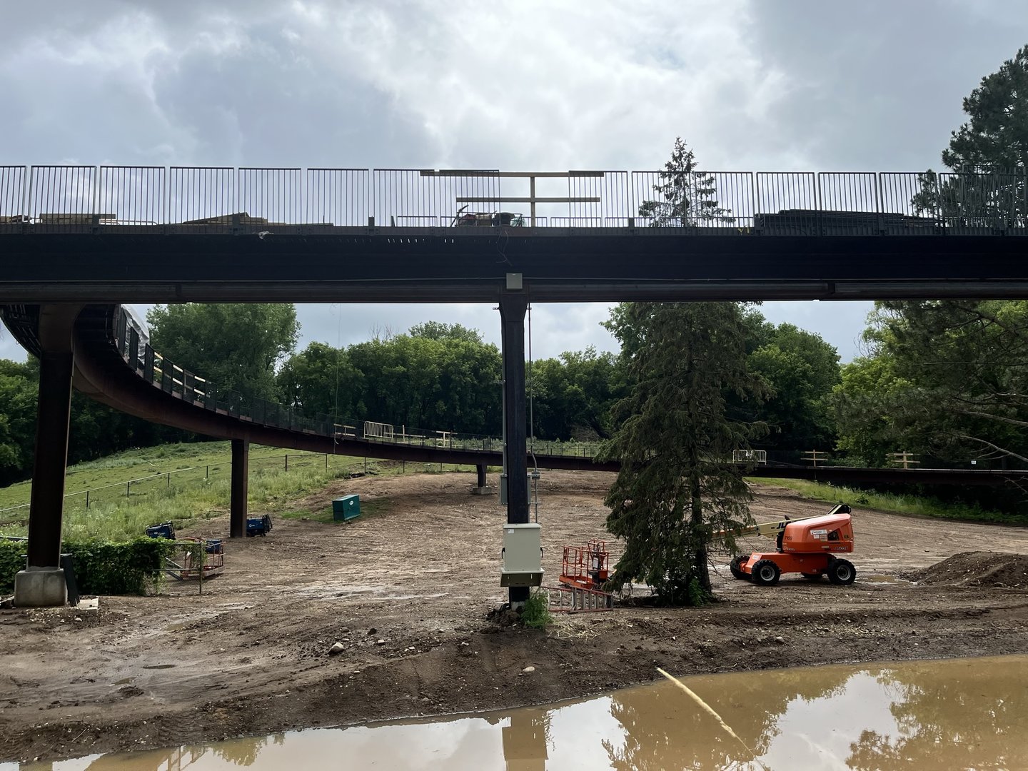 Treetops Trail Construction