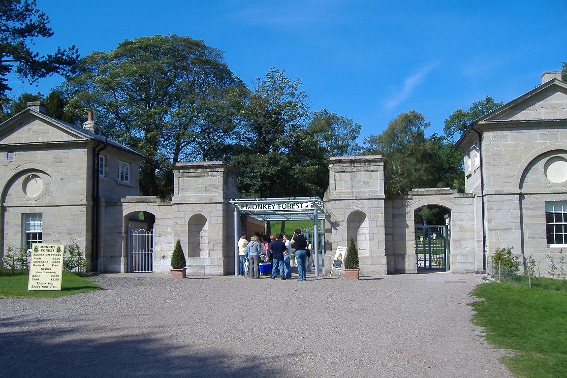 Trentham Gardens Monkey Forest entrance