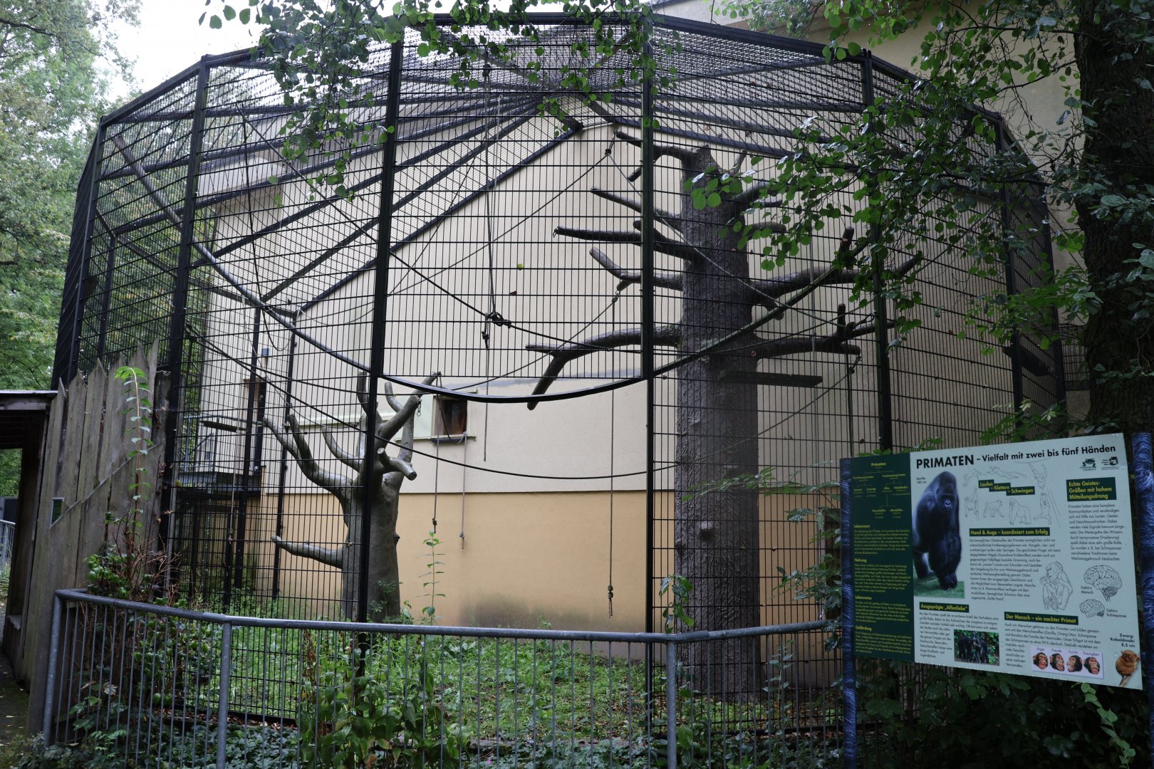 Tropenhaus - Former enclosure for Spider monkeys