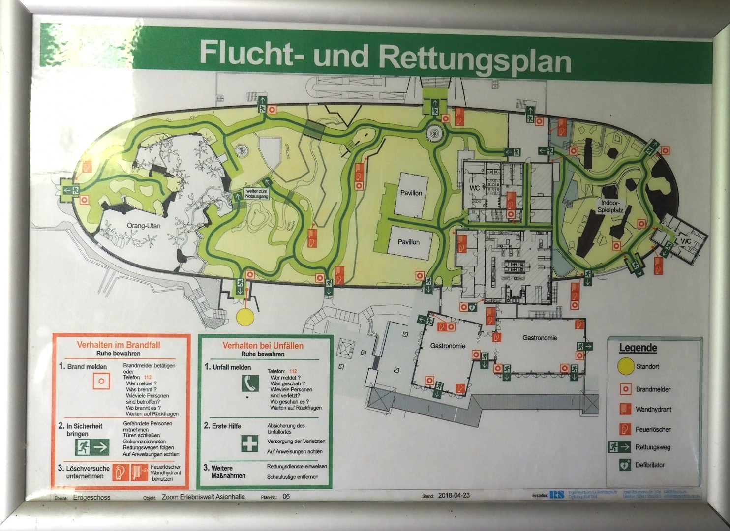 Tropenparadies/Asian greenhouse fire escape map, 2024-08-05