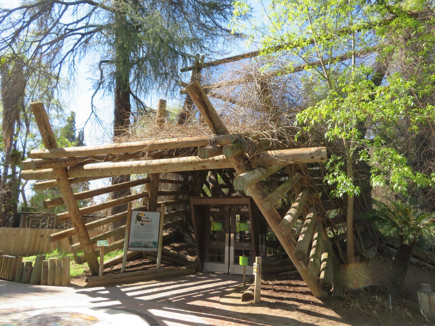 Tropical Aviary Entrance