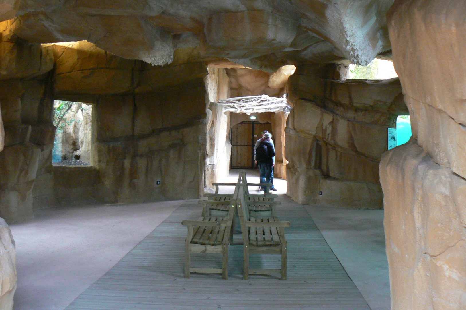 Tropical dome - Cave between the manatees and the giant otters