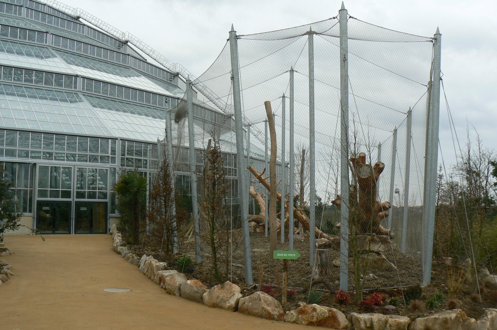 Tropical dome - Future outdoor aviary for douc langurs (maybe !)