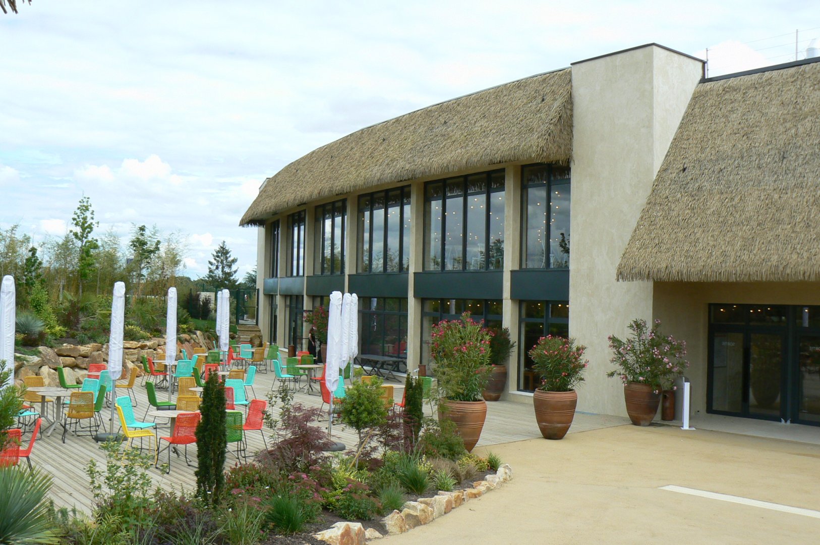 Tropical dome outside