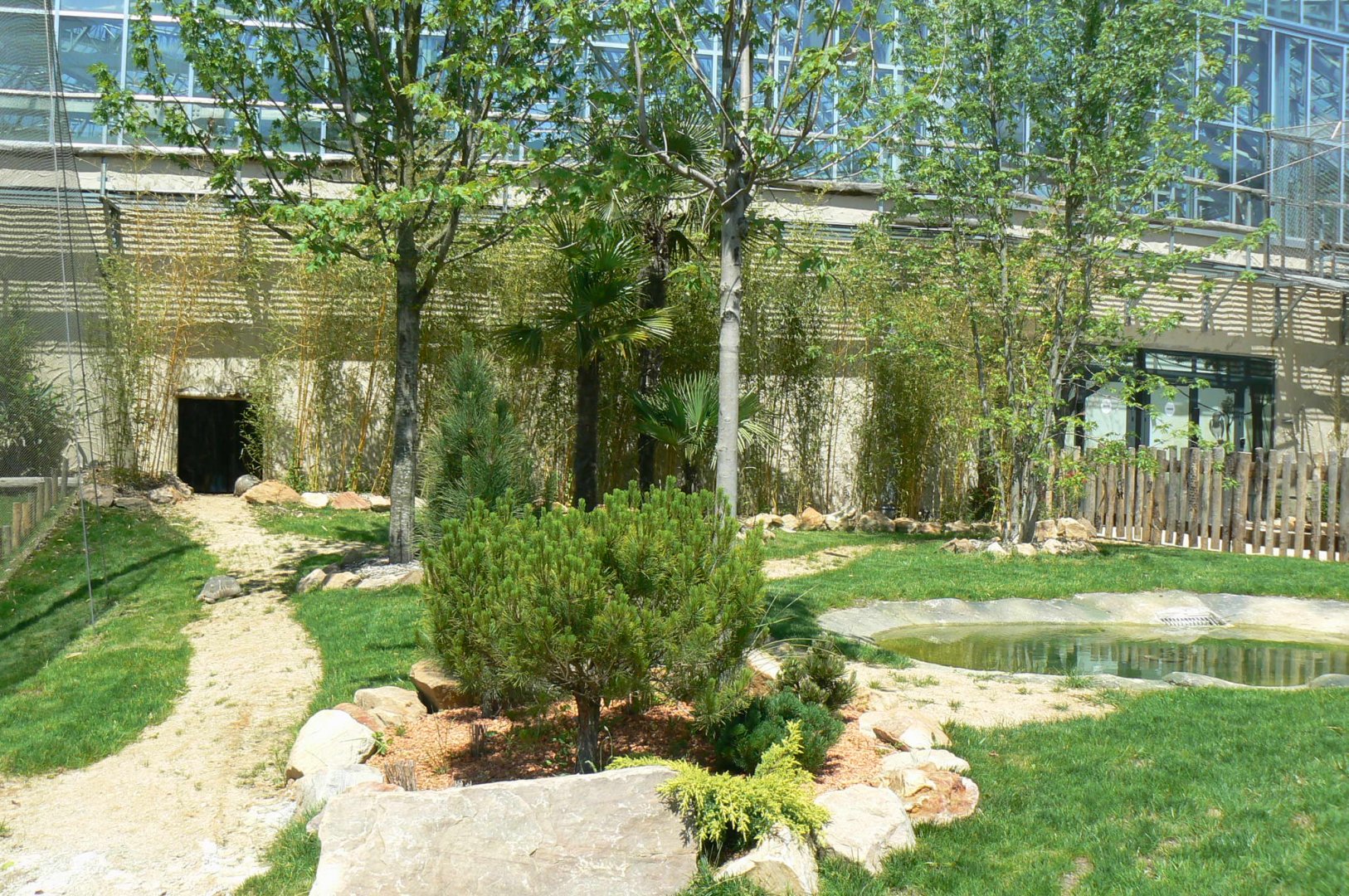 Tropical Dome - radiated tortoises outdoor enclosure