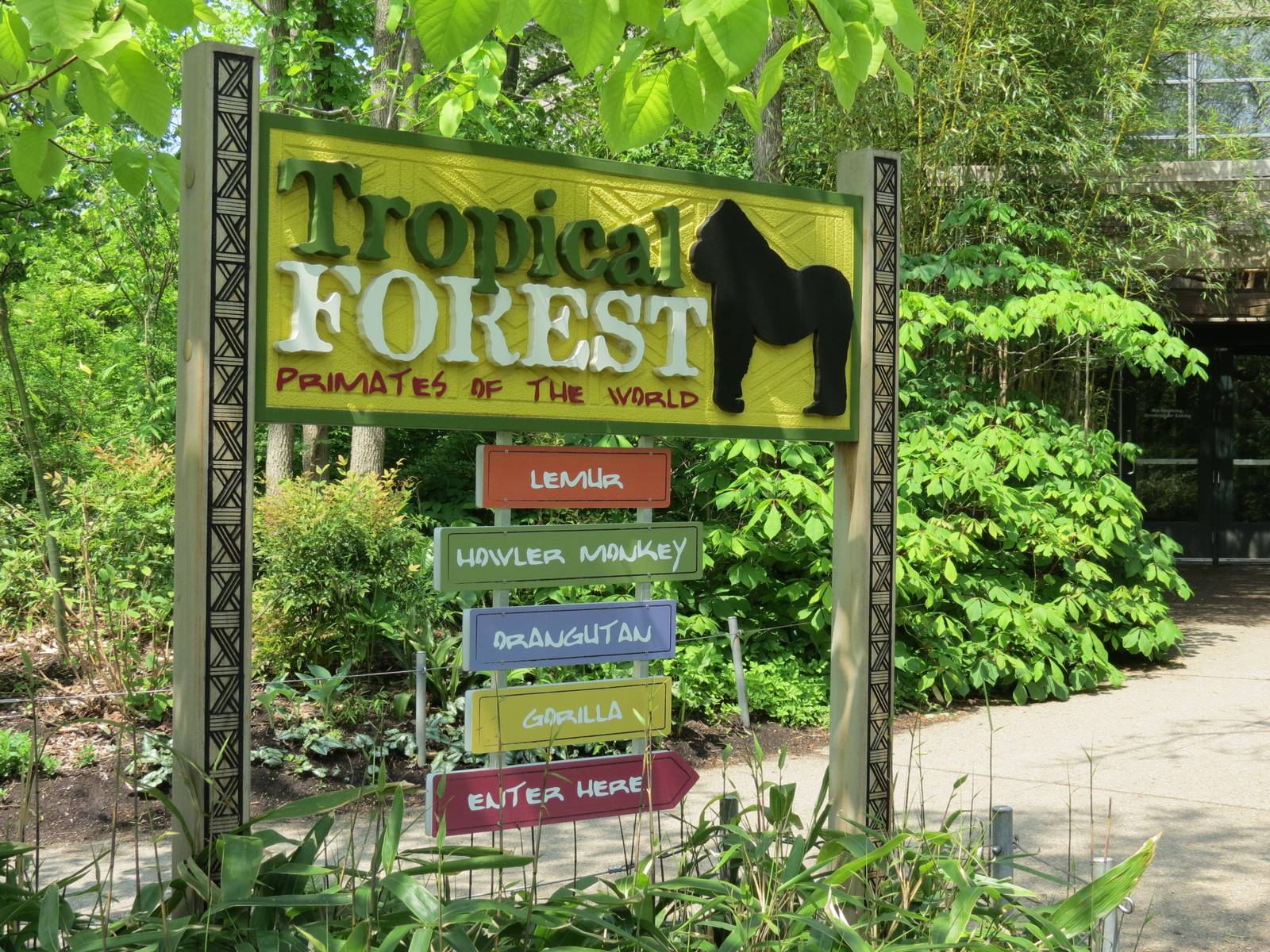 Tropical Forest - Entry Sign