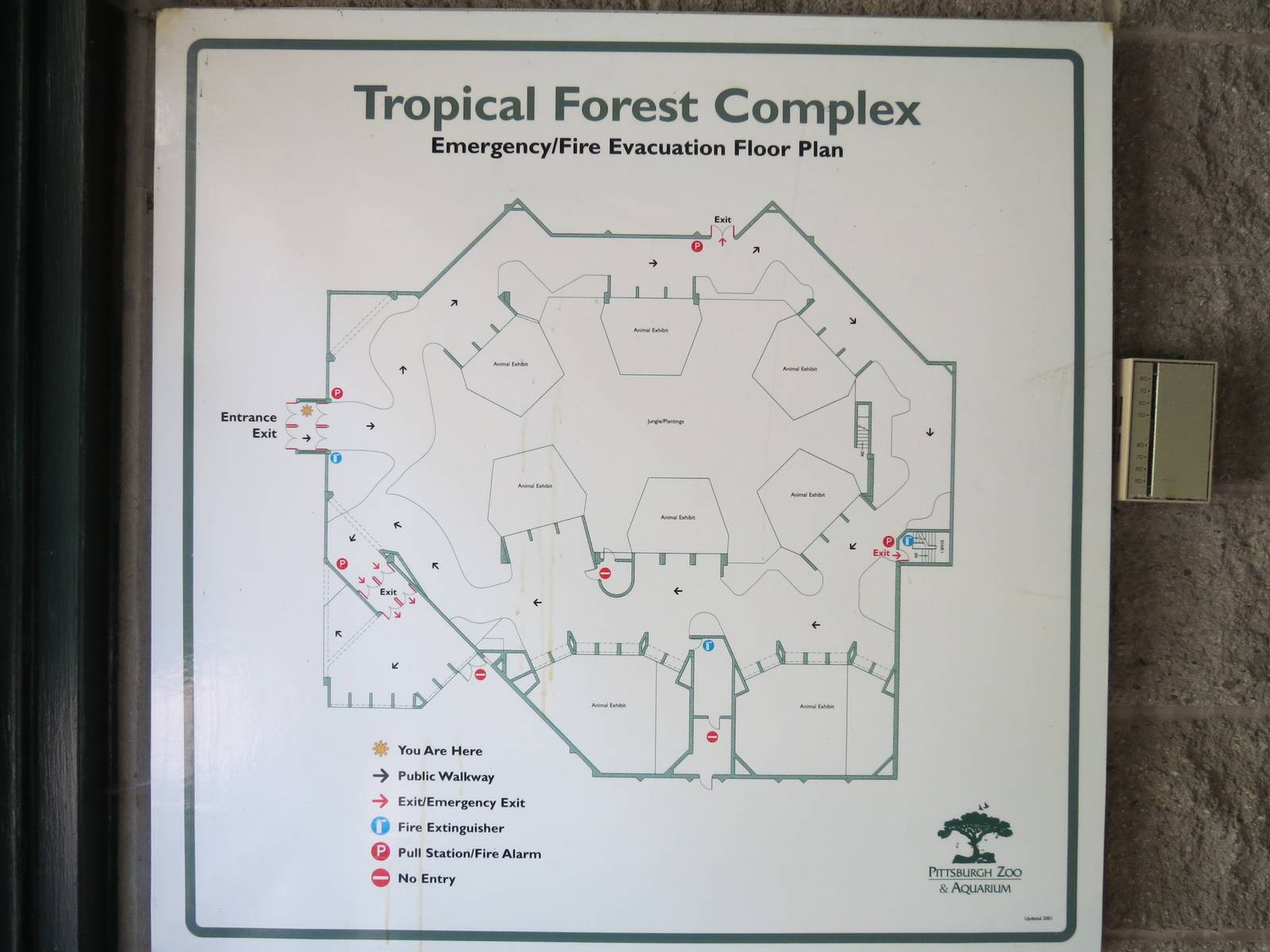 Tropical Forest - Floorplan Sign