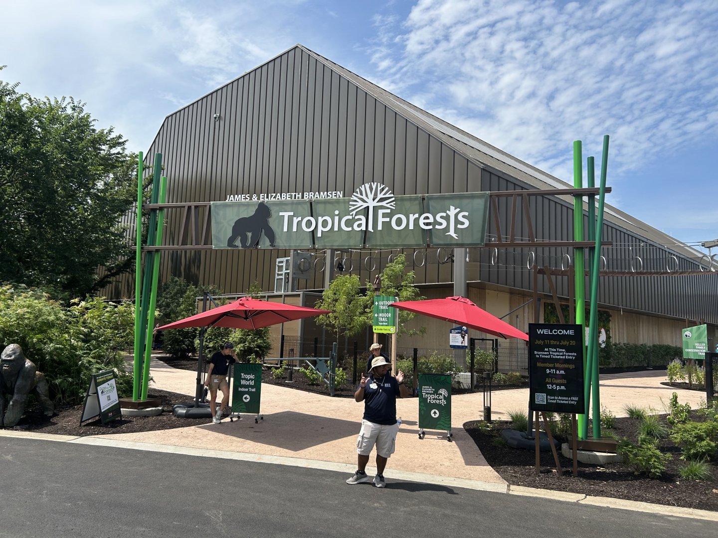 Tropical Forests- entrance sign