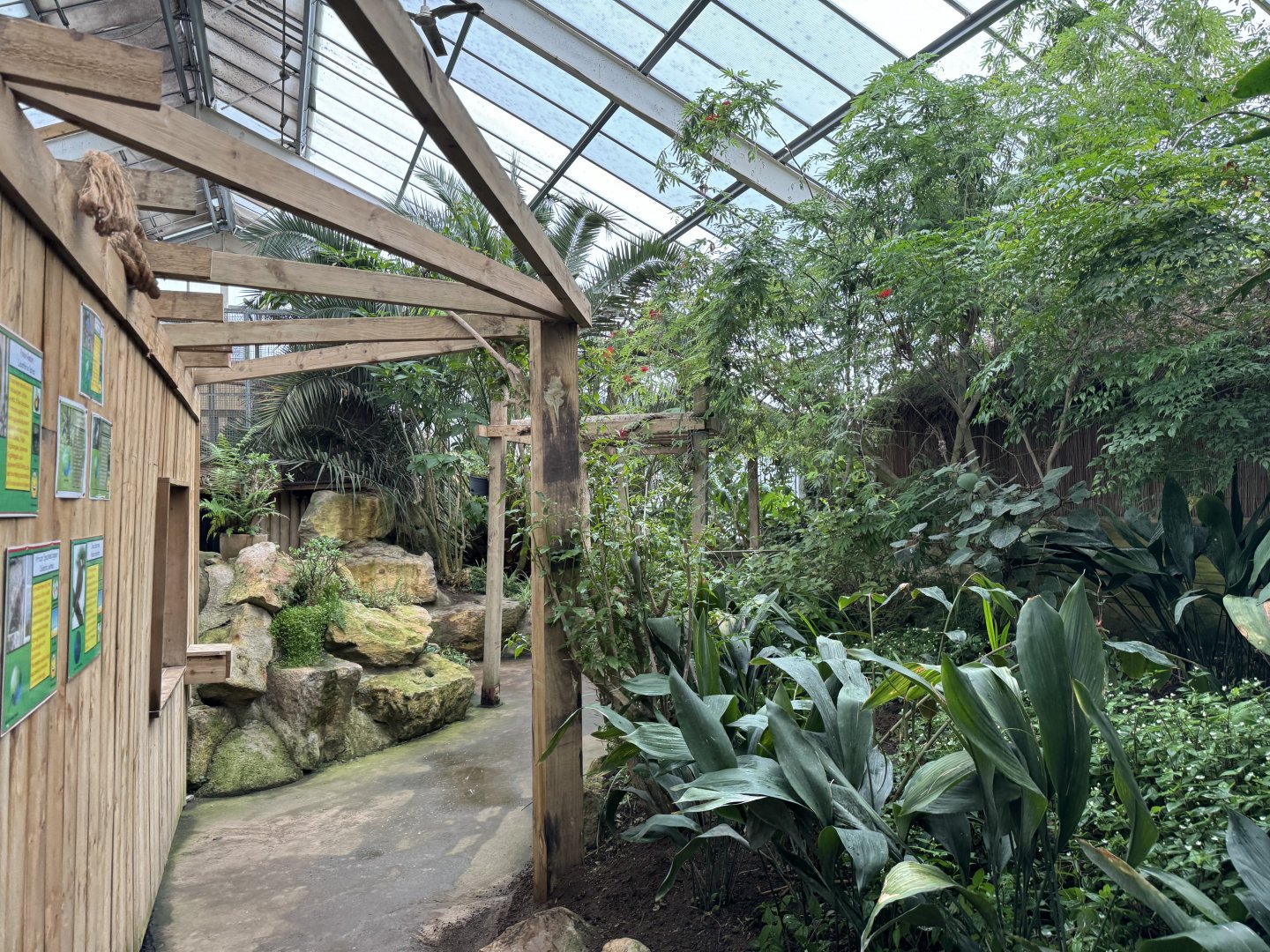 Tropical House at Woodside Wildlife Park (May 2024)