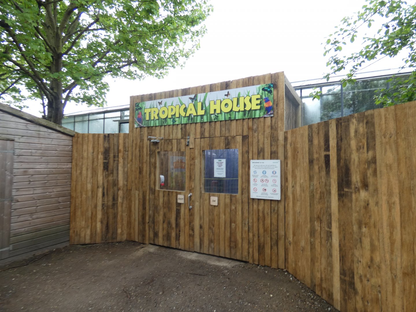 Tropical House entrance
