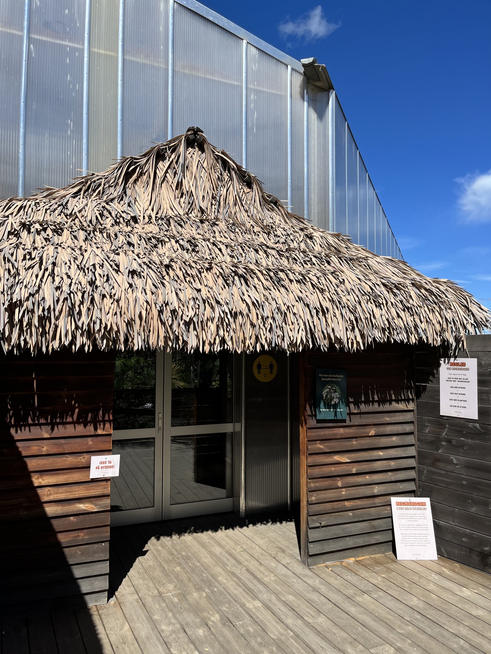 Tropical House Entrance