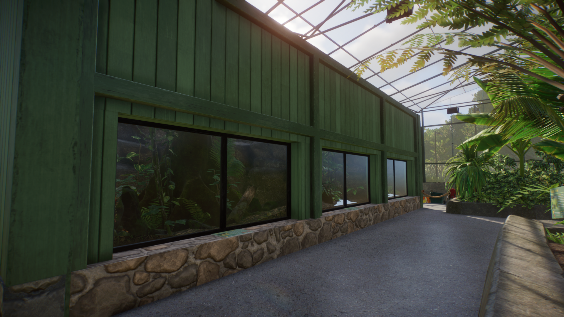 Tropical House Exhibits (Planet Zoo)