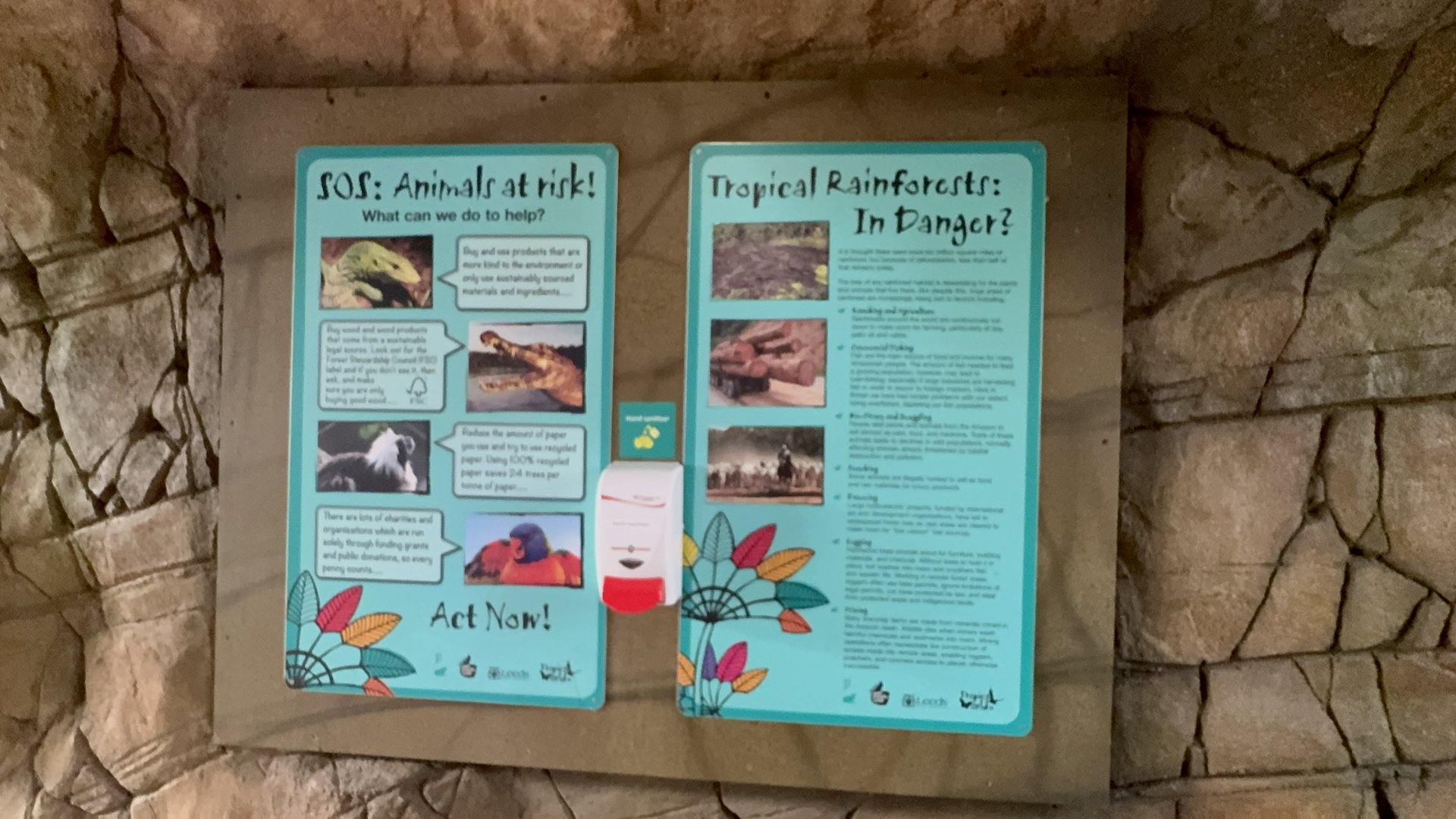 Tropical House Signage at Tropical World (October 2024)