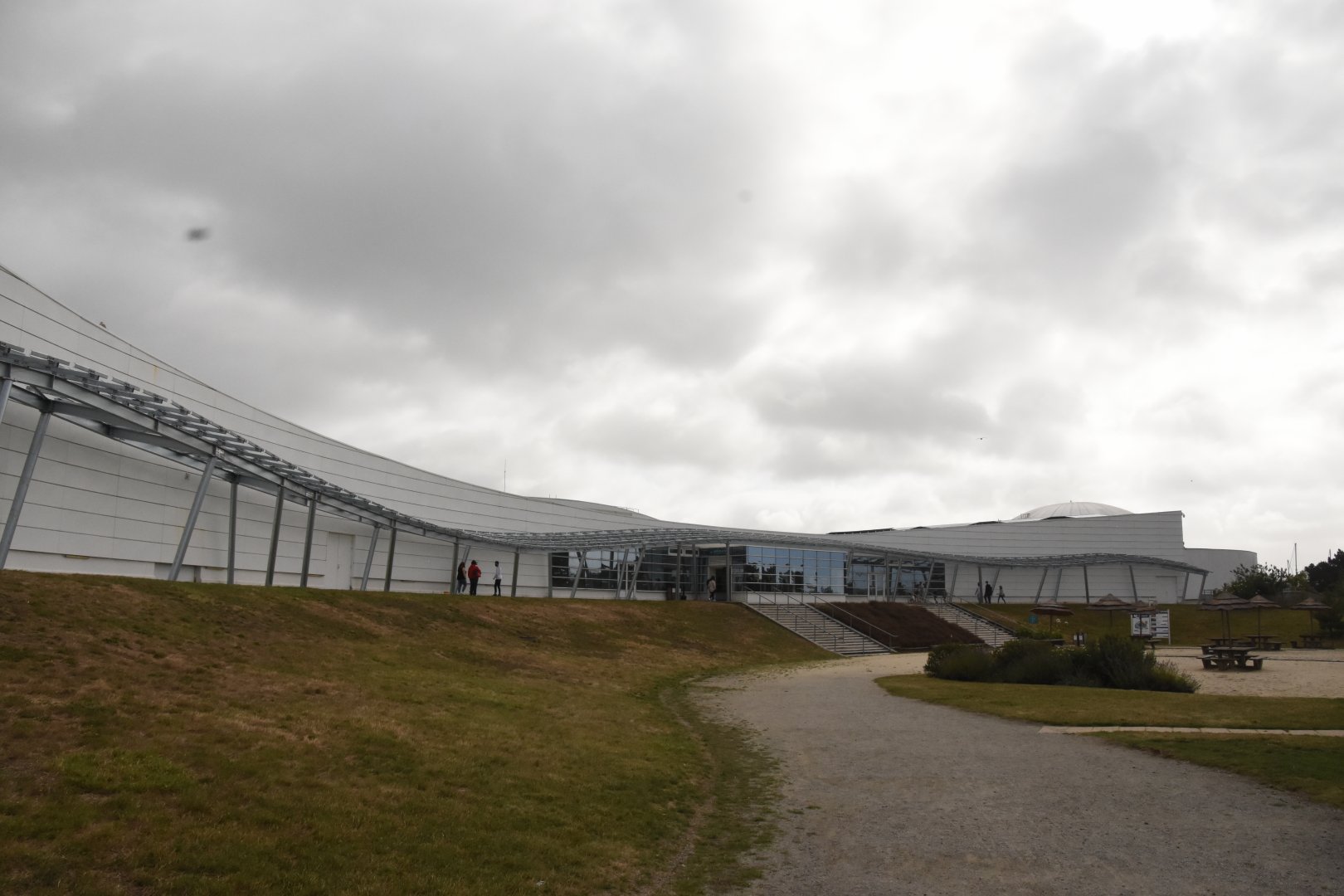 Tropical pavilion from the outside